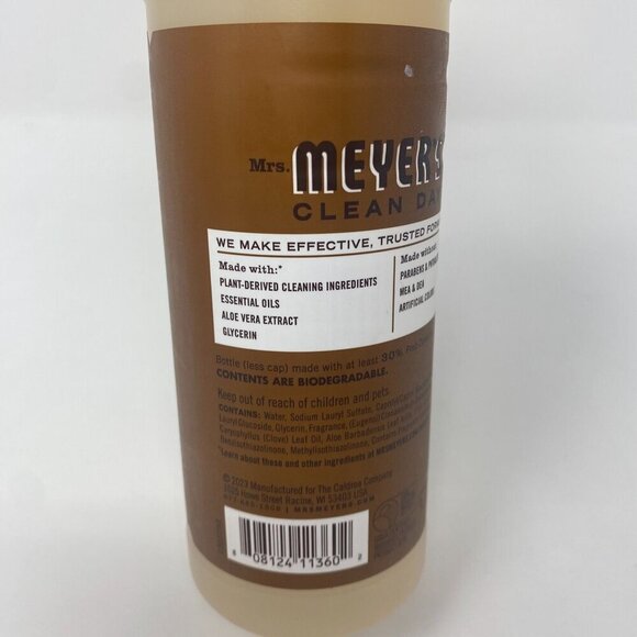 Mrs. Meyer's Clean Day 3 Dish Soap Fall Edition 16 Fl Oz Acorn Spice Scent - Picture 5 of 6